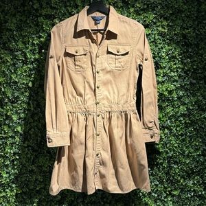 Polo Ralph Lauren Girls Safari Dress Vintage style size 16